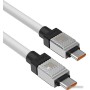 Кабель Baseus CoolPlay Series USB Type-C - USB Type-C (1 м, белый) Кабель Baseus CoolPlay Series USB Type-C - USB Type-C (1 м, белый)
