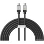 Кабель Baseus CoolPlay Series USB Type-C - USB Type-C (2 м, черный) Кабель Baseus CoolPlay Series USB Type-C - USB Type-C (2 м, черный)