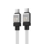 Кабель Baseus CoolPlay Series Fast Charging Cable 100W USB Type-C - USB Type-C (2 м, белый) Кабель Baseus CoolPlay Series Fast Charging Cable 100W USB Type-C - USB Type-C (2 м, белый)