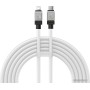 Кабель Baseus CoolPlay Series USB Type-C - Lightning (2 м, белый) Кабель Baseus CoolPlay Series USB Type-C - Lightning (2 м, белый)