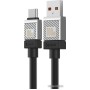 Кабель Baseus CoolPlay Series USB Type-A - USB Type-C (1 м, черный) Кабель Baseus CoolPlay Series USB Type-A - USB Type-C (1 м, черный)