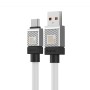 Кабель Baseus CoolPlay Series Fast Charging Data Cable 100W USB Type-A - USB Type-C (1 м, белый) Кабель Baseus CoolPlay Series Fast Charging Data Cable 100W USB Type-A - USB Type-C (1 м, белый)