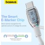 Кабель Baseus Pudding Series Fast Charging Cable 100W USB Type-C - USB Type-C (1.2 м, белый)
