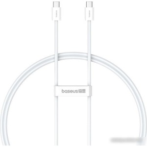 Кабель Baseus Superior Series 2 Fast Charging Data Cable 100W USB Type-C - USB Type-C (1 м, белый)