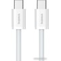 Кабель Baseus Superior Series 2 Fast Charging Data Cable 100W USB Type-C - USB Type-C (1 м, белый) Кабель Baseus Superior Series 2 Fast Charging Data Cable 100W USB Type-C - USB Type-C (1 м, белый)