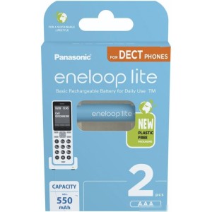 Аккумулятор Panasonic Eneloop Lite AAA BK-4LCCE/2CP DECT (2 шт) Аккумулятор Panasonic Eneloop Lite AAA BK-4LCCE/2CP DECT (2 шт)