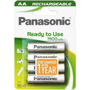 Аккумулятор Panasonic Ready to Use AA HHR-3MVE/4BC (4 шт) Аккумулятор Panasonic Ready to Use AA HHR-3MVE/4BC (4 шт)
