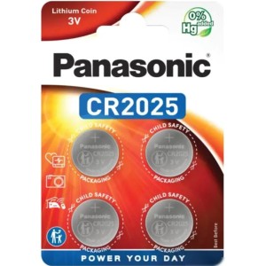 Батарейка Panasonic CR2025 CR-2025EL/4B (4 шт) Батарейка Panasonic CR2025 CR-2025EL/4B (4 шт)
