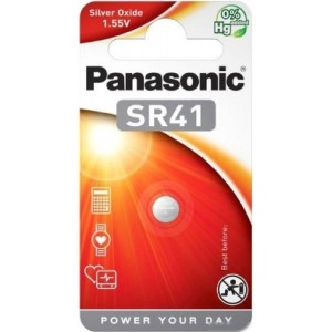 Батарейка Panasonic SR41 SR-41EL/1B (1 шт) Батарейка Panasonic SR41 SR-41EL/1B (1 шт)