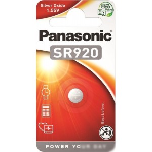 Батарейка Panasonic SR920 SR-920EL/1B (1 шт) Батарейка Panasonic SR920 SR-920EL/1B (1 шт)