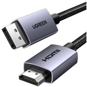 Кабель Ugreen DP125 35842 DisplayPort - HDMI (2 м, черный) Кабель Ugreen DP125 35842 DisplayPort - HDMI (2 м, черный)