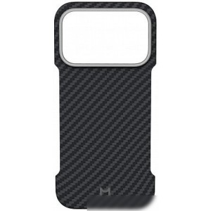 Чехол для телефона Magssory Aramid Zero Case для iPhone 17 Pro Black CFB047 Чехол для телефона Magssory Aramid Zero Case для iPhone 17 Pro Black CFB047