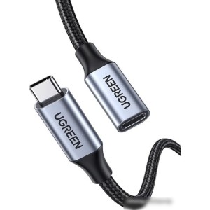 Кабель Ugreen US372 30205 USB Type-C - USB Type-C (1 м, черный)