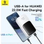 Внешний аккумулятор Baseus Qpow Pro+ Digital Display Fast Charge 22.5W 10000mAh (белый)