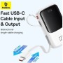 Внешний аккумулятор Baseus Qpow Pro+ Digital Display Fast Charge 22.5W 10000mAh (белый)