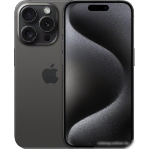 Смартфон Apple iPhone 15 Pro 256GB (черный титан)