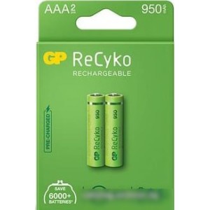 Аккумулятор GP ReCyko AAA 950mAh 2шт Аккумулятор GP ReCyko AAA 950mAh 2шт