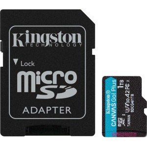 Карта памяти Kingston Canvas Go! microSDXC 1TB SDCG4/1TB (с адаптером) Карта памяти Kingston Canvas Go! microSDXC 1TB SDCG4/1TB (с адаптером)