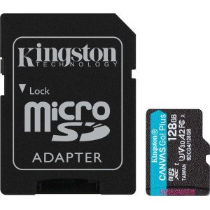 Карта памяти Kingston Canvas Go! microSDXC 128GB SDCG4/128GB (с адаптером) Карта памяти Kingston Canvas Go! microSDXC 128GB SDCG4/128GB (с адаптером)