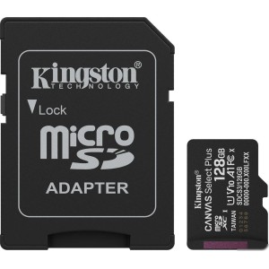 Карта памяти Kingston Canvas Select Plus microSDXC 128GB SDCS3/128GB (с адаптером) Карта памяти Kingston Canvas Select Plus microSDXC 128GB SDCS3/128GB (с адаптером)