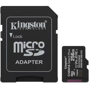 Карта памяти Kingston Canvas Select Plus microSDXC 256GB SDCS3/256GB (с адаптером) Карта памяти Kingston Canvas Select Plus microSDXC 256GB SDCS3/256GB (с адаптером)