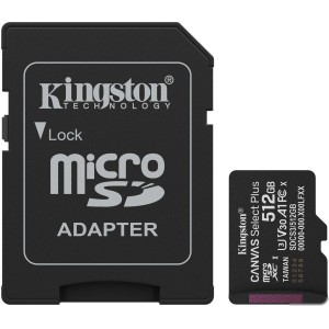 Карта памяти Kingston Canvas Select Plus microSDXC 512GB SDCS3/512GB (с адаптером) Карта памяти Kingston Canvas Select Plus microSDXC 512GB SDCS3/512GB (с адаптером)