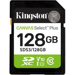 Карта памяти Kingston Canvas Select Plus SDXC 128GB SDS3/128GB Карта памяти Kingston Canvas Select Plus SDXC 128GB SDS3/128GB