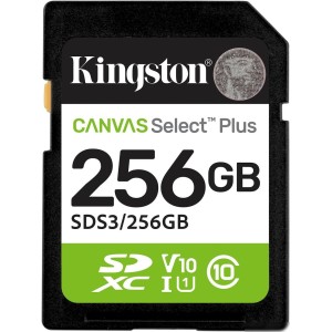 Карта памяти Kingston Canvas Select Plus SDXC 256GB SDS3/256GB Карта памяти Kingston Canvas Select Plus SDXC 256GB SDS3/256GB