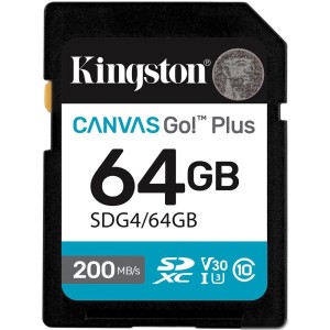 Карта памяти Kingston Canvas Go! Plus SDXC 64GB SDG4/64GB
