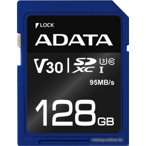 Карта памяти A-Data Premier Pro ASDX128GUI3V30S-R SDXC 128GB