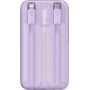 Внешний аккумулятор Baseus Comet Series Dual-Cable Digital Display Fast Charge Power Bank 22.5W 20000mAh (сиреневый)
