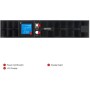Источник бесперебойного питания CyberPower PR1500 LCD 2U (PR1500ELCDRT2U)