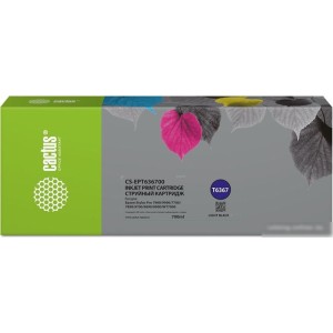 Картридж CACTUS CS-EPT636700 (аналог Epson EPT636700) Картридж CACTUS CS-EPT636700 (аналог Epson EPT636700)