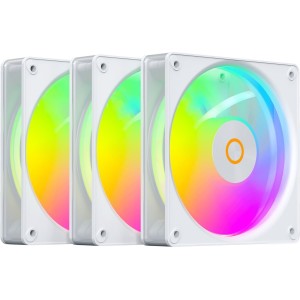 Комплект вентиляторов для корпуса Ocypus Gamma F12 Elite WH ARGB Reverse Blade 3IN1 Комплект вентиляторов для корпуса Ocypus Gamma F12 Elite WH ARGB Reverse Blade 3IN1