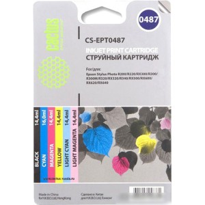 Картридж CACTUS CS-EPT0487 Картридж CACTUS CS-EPT0487