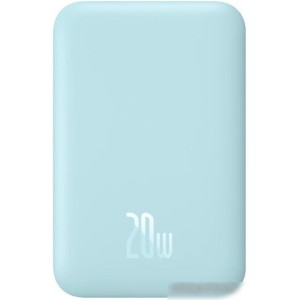 Внешний аккумулятор Baseus Magnetic Wireless PPCX020003 6000mAh (голубой)