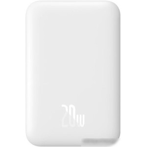 Внешний аккумулятор Baseus Magnetic Wireless PPCX020002 6000mAh (белый)