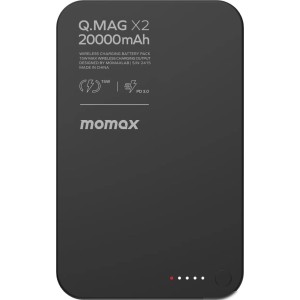 Внешний аккумулятор Momax Q.Mag X2 Magnetic IP133 20000mAh (черный) Внешний аккумулятор Momax Q.Mag X2 Magnetic IP133 20000mAh (черный)