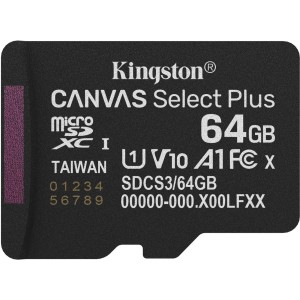 Карта памяти Kingston Canvas Select Plus microSDXC 64GB SDCS3/64GBSP