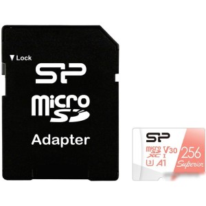 Карта памяти Silicon-Power Superior A1 microSDXC SP256GBSTXDV3V20SP 256GB