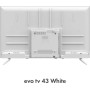 Телевизор Evo TV 43 White TD0051750RU