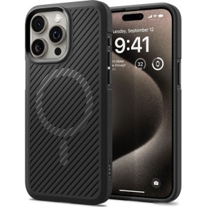 Чехол для телефона Spigen Core Armor (MagFit) для iPhone 15 Pro Max ACS06442 (черный) Чехол для телефона Spigen Core Armor (MagFit) для iPhone 15 Pro Max ACS06442 (черный)