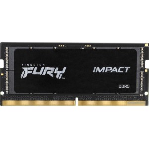 Оперативная память Kingston FURY Impact 16ГБ DDR5 SODIMM 6400 МГц KF564S38IB-16 Оперативная память Kingston FURY Impact 16ГБ DDR5 SODIMM 6400 МГц KF564S38IB-16