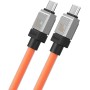Кабель Baseus CoolPlay Series USB Type-C - USB Type-C (2 м, оранжевый)