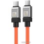 Кабель Baseus CoolPlay Series USB Type-C - USB Type-C (2 м, оранжевый)