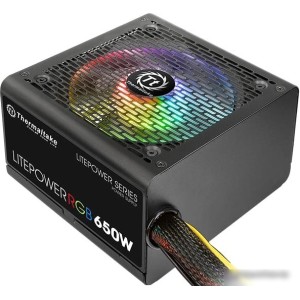Блок питания Thermaltake Litepower RGB 650W LTP-650AL2NK Блок питания Thermaltake Litepower RGB 650W LTP-650AL2NK