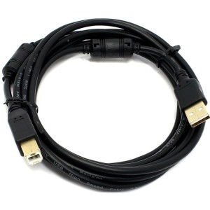 Кабель 5bites USB Type-A - USB Type-B UC5010-030C (5 м, черный) Кабель 5bites USB Type-A - USB Type-B UC5010-030C (5 м, черный)