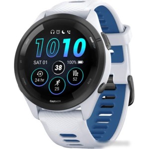 Умные часы Garmin Forerunner 265 (белый камень/синий)
