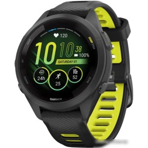 Умные часы Garmin Forerunner 265S 42 мм (черный/желтый)
