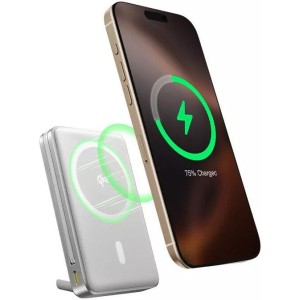 Внешний аккумулятор Baseus Nomos Qi2 Magnetic Power Bank 10000mAh (серебристый) Внешний аккумулятор Baseus Nomos Qi2 Magnetic Power Bank 10000mAh (серебристый)